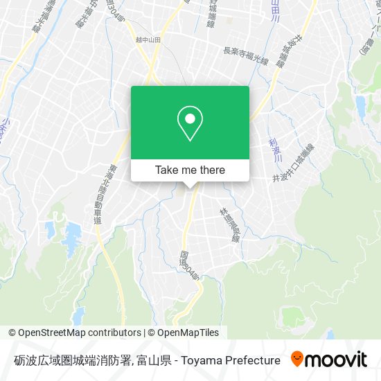 砺波広域圏城端消防署 map
