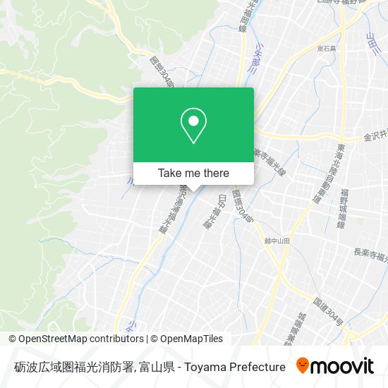 砺波広域圏福光消防署 map