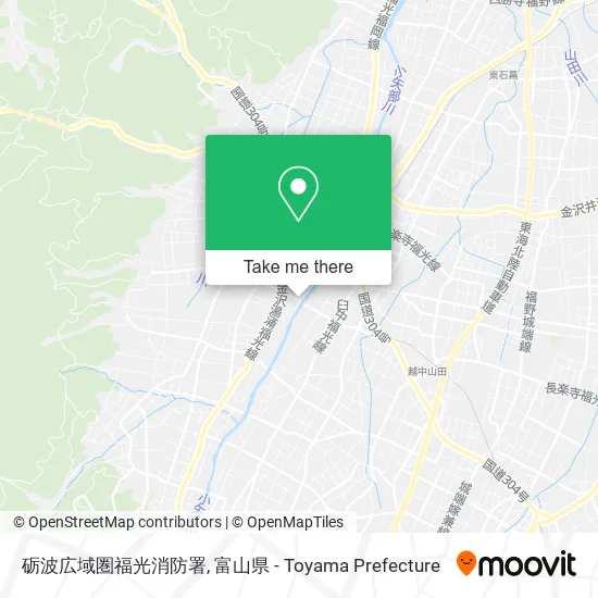 砺波広域圏福光消防署 map