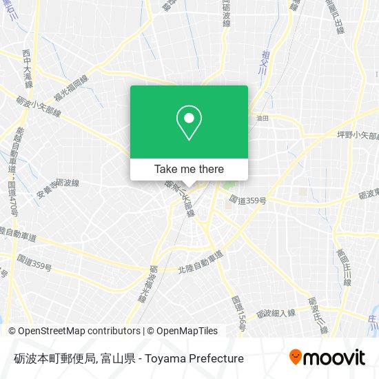 砺波本町郵便局 map