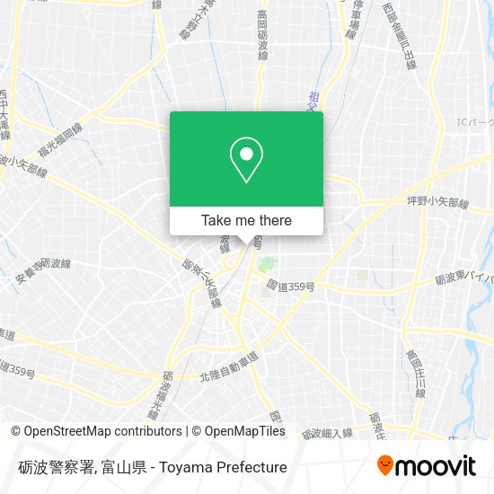 砺波警察署 map