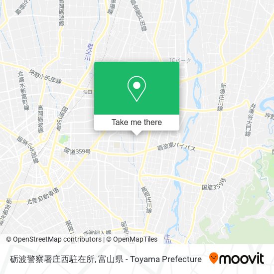 砺波警察署庄西駐在所 map