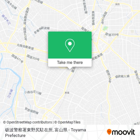 砺波警察署東野尻駐在所 map