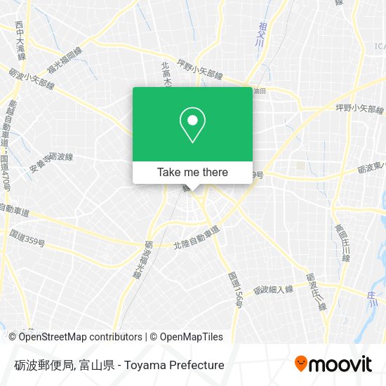 砺波郵便局 map