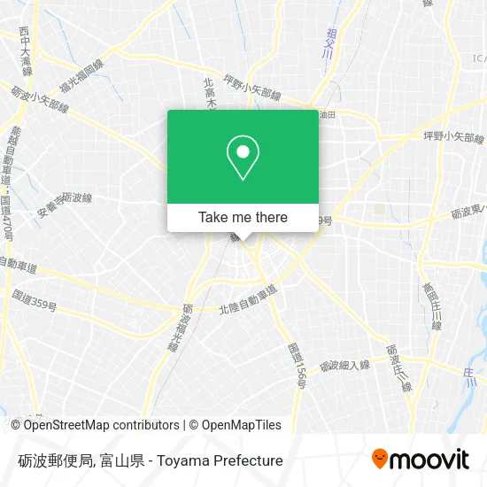 砺波郵便局 map