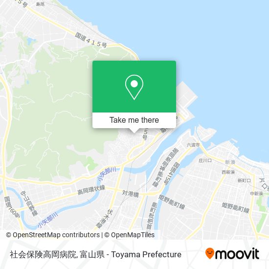社会保険高岡病院 map