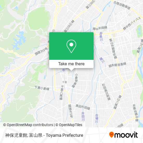 神保児童館 map