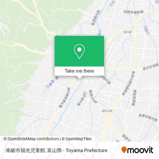 南砺市福光児童館 map