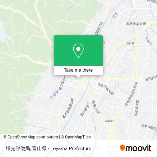 福光郵便局 map