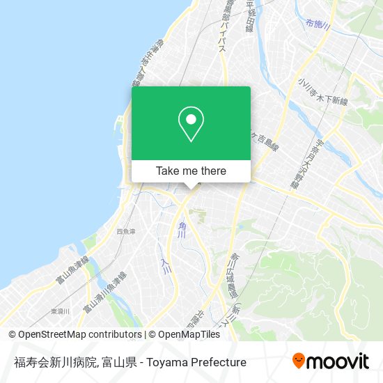 福寿会新川病院 map