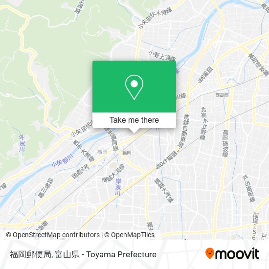 福岡郵便局 map