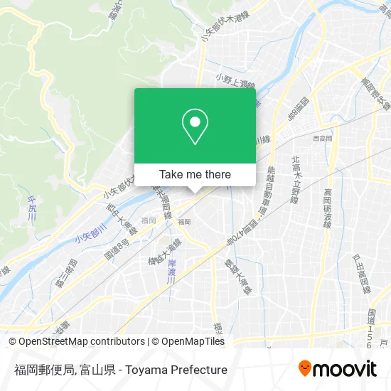 福岡郵便局 map