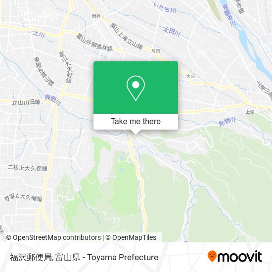 福沢郵便局 map