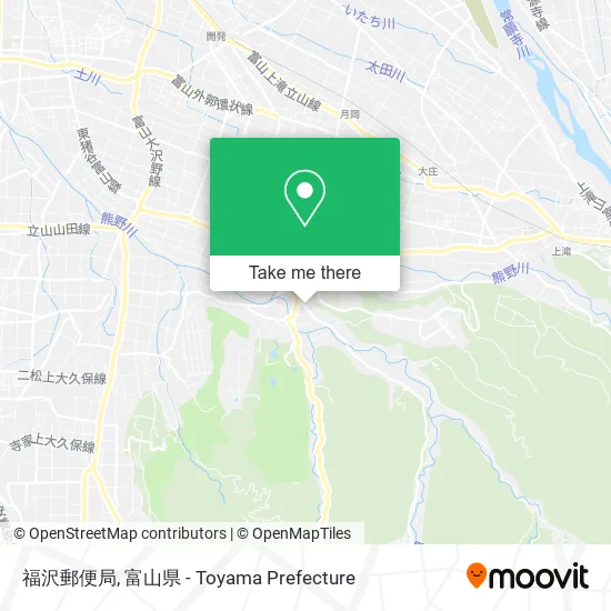 福沢郵便局 map