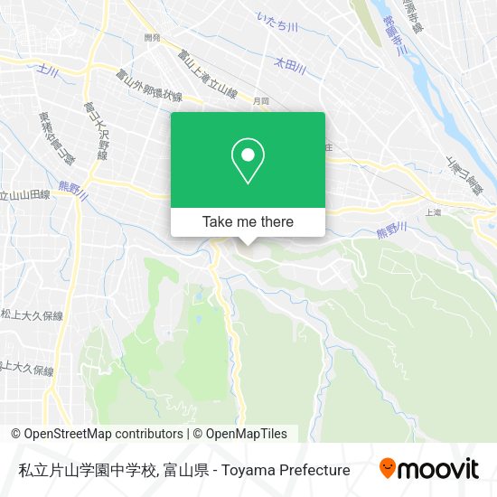 私立片山学園中学校 map