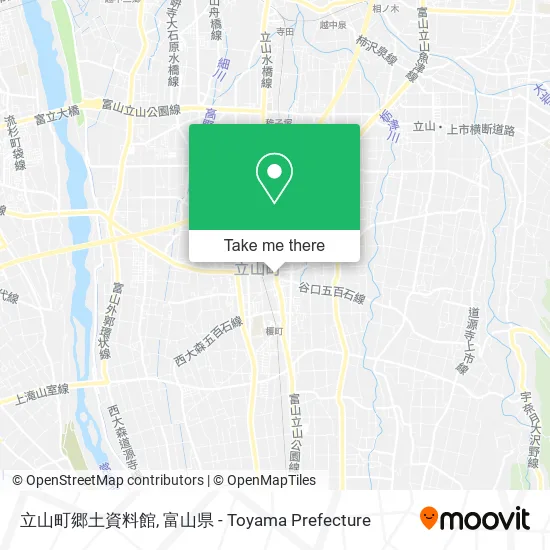 立山町郷土資料館 map