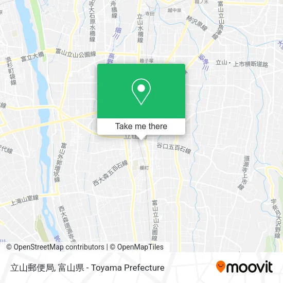 立山郵便局 map