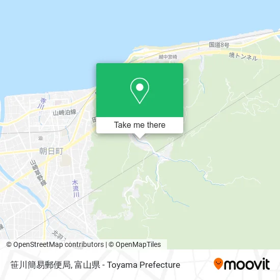 笹川簡易郵便局 map