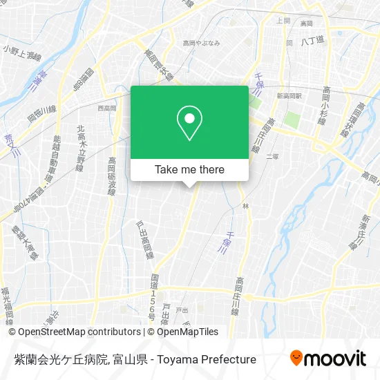 紫蘭会光ケ丘病院 map