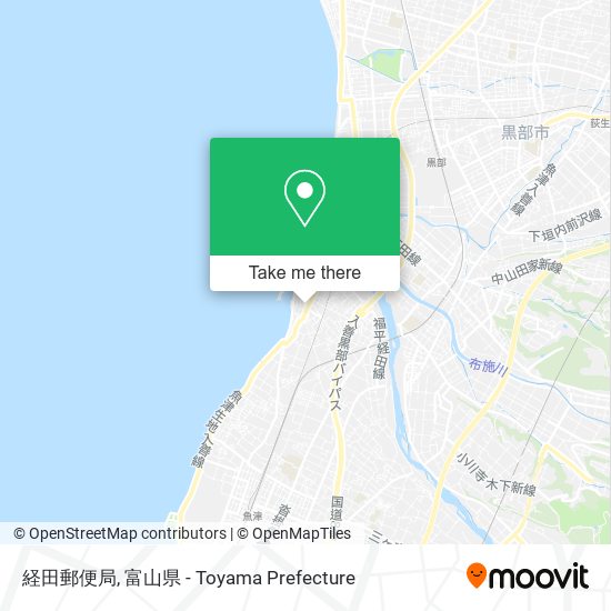 経田郵便局 map