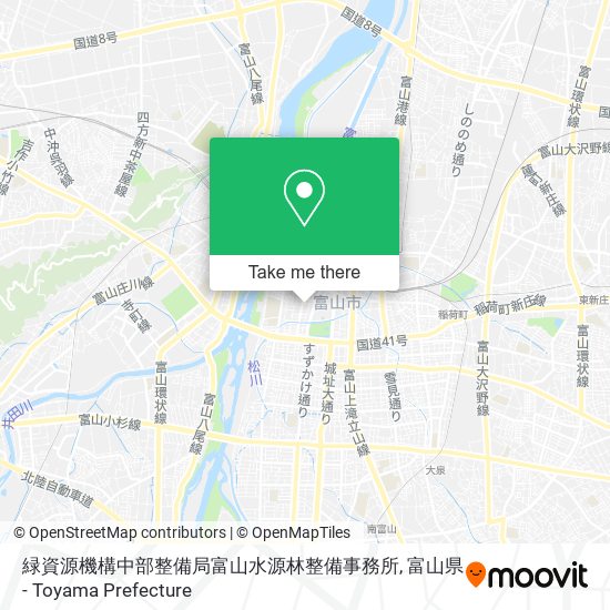 緑資源機構中部整備局富山水源林整備事務所 map