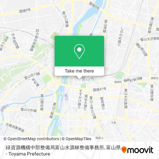 緑資源機構中部整備局富山水源林整備事務所 map
