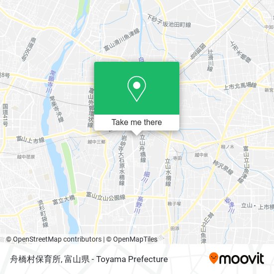 舟橋村保育所 map