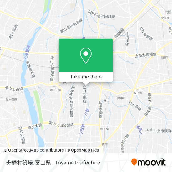 舟橋村役場 map