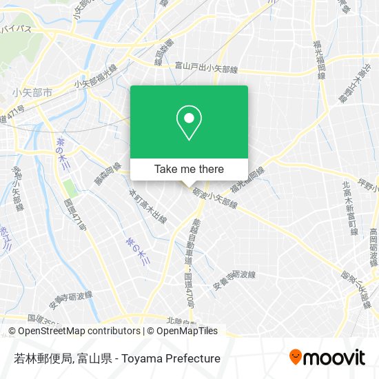 若林郵便局 map