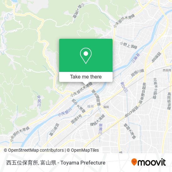 西五位保育所 map