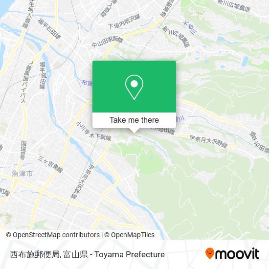 西布施郵便局 map
