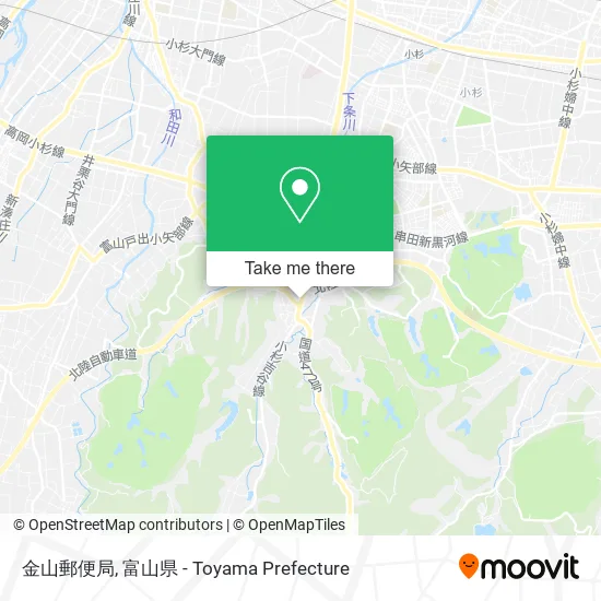 金山郵便局 map