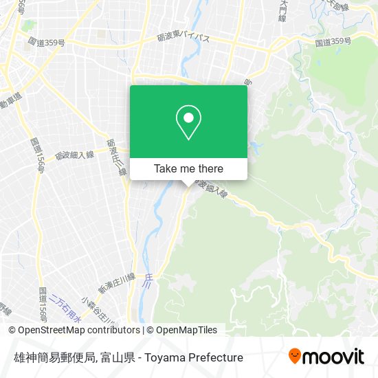 雄神簡易郵便局 map