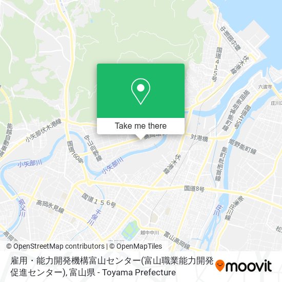 雇用・能力開発機構富山センター(富山職業能力開発促進センター) map