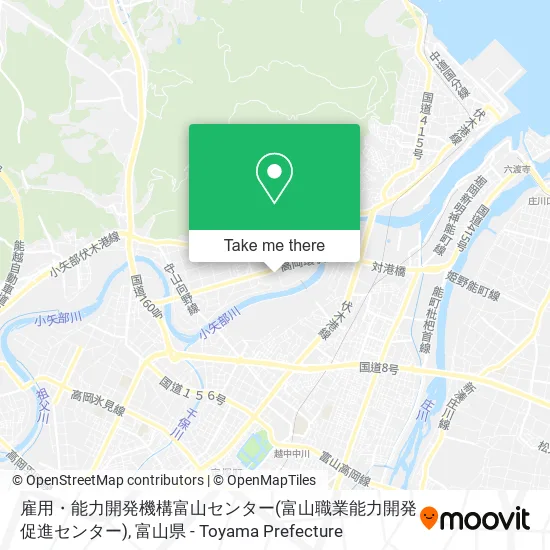 雇用・能力開発機構富山センター(富山職業能力開発促進センター) map