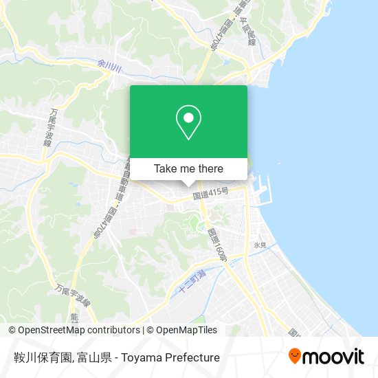 鞍川保育園 map
