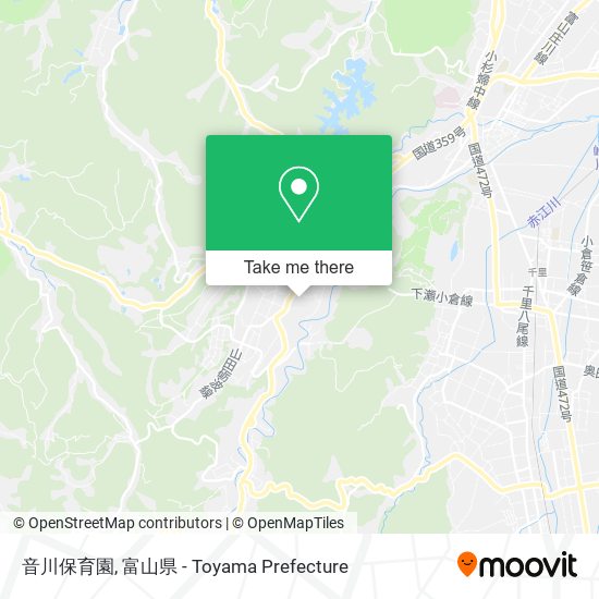音川保育園 map