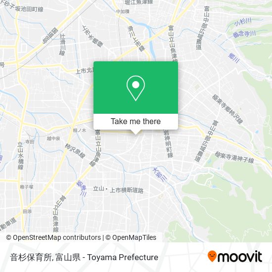 音杉保育所 map