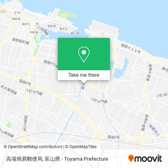 高場簡易郵便局 map
