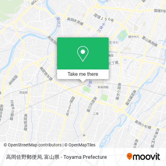 高岡佐野郵便局 map