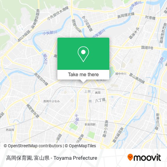 高岡保育園 map