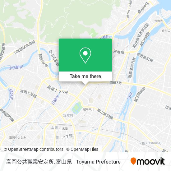 高岡公共職業安定所 map