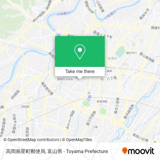 高岡南星町郵便局 map