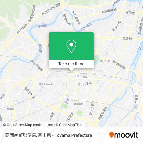 高岡南町郵便局 map