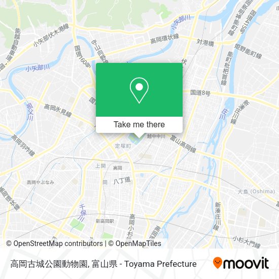 高岡古城公園動物園 map