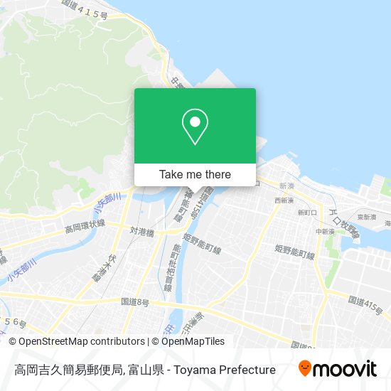 高岡吉久簡易郵便局 map