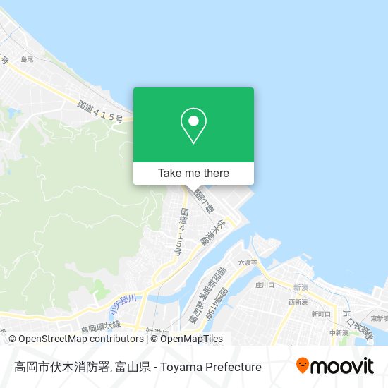 高岡市伏木消防署 map