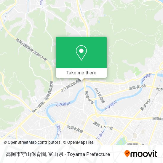 高岡市守山保育園 map