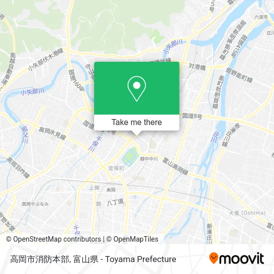 高岡市消防本部 map