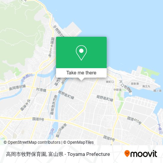 高岡市牧野保育園 map